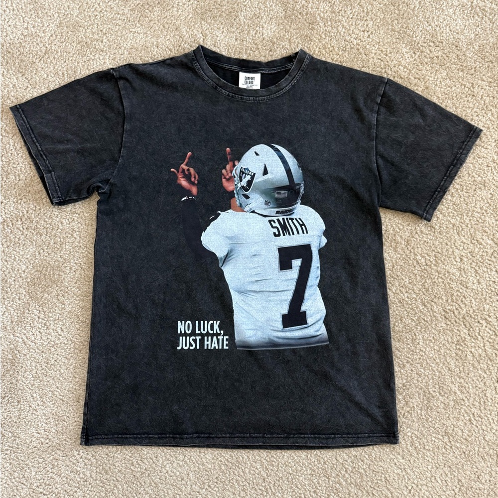 LV Raiders Geno Smith No Luck Just Hate T-Shirt
